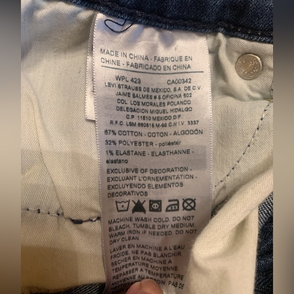 Levi Signature Jeans Women’s Size 8/29 High Rise Ankle Straight - Picture 8 of 8